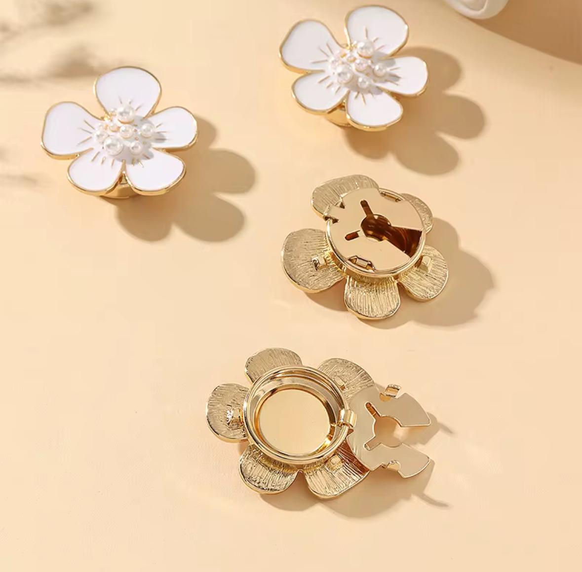 Floral cufflink (Pair of 2)