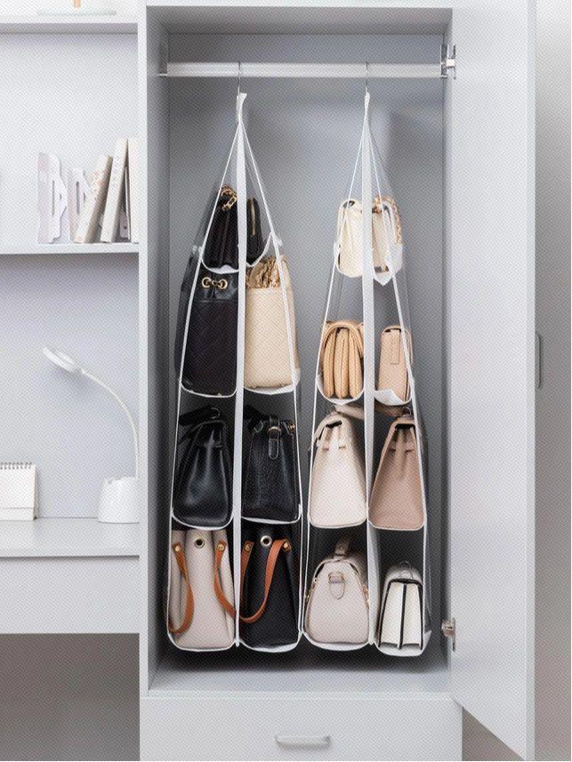 π Handbag Organizer for Wardrobe β Store All Your Bags Neatly!