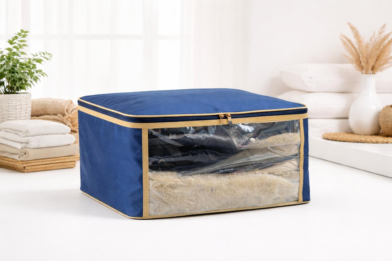 Extra-Large Clothes Storage Organizer with Clear Window
