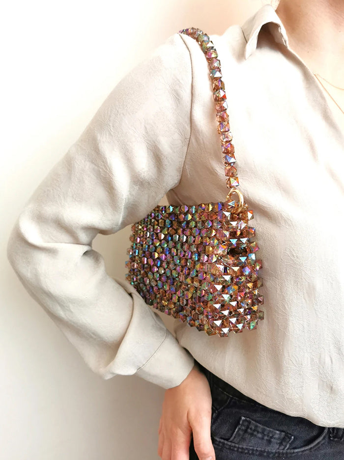 Crystal Galaxy Bead Bag