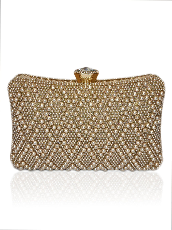 Royal Pearl Luxe Clutch