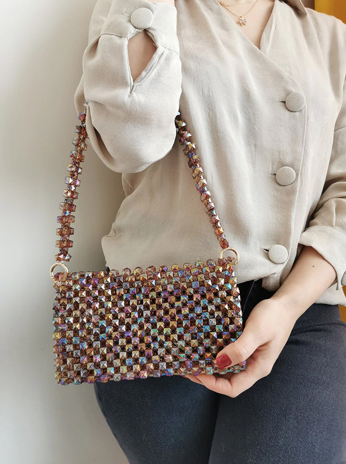 Crystal Galaxy Bead Bag