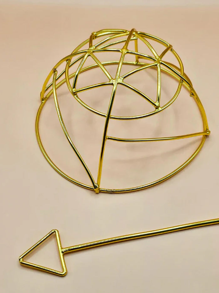 Star Hair Bun Cage with Matching Hair Stick