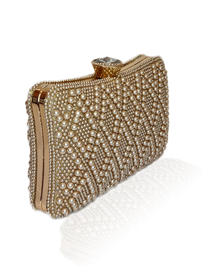 Royal Pearl Luxe Clutch