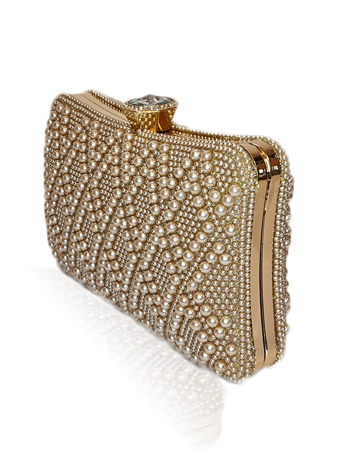 Royal Pearl Luxe Clutch