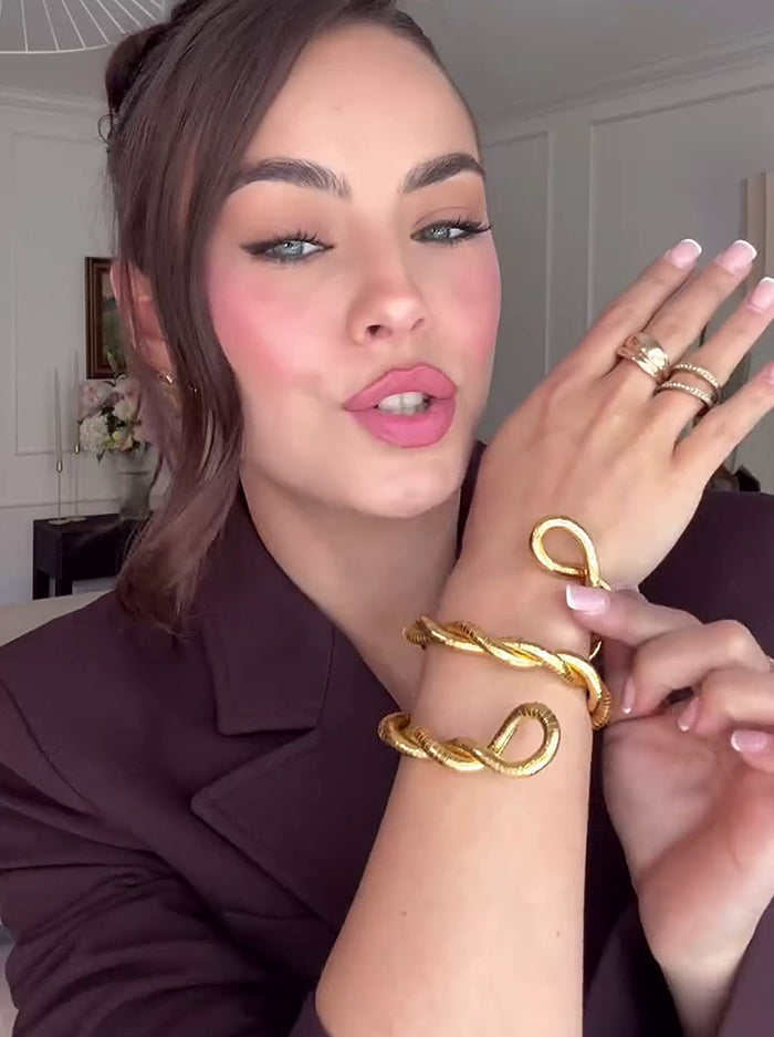 Multi-functional flexible gold coil accessory