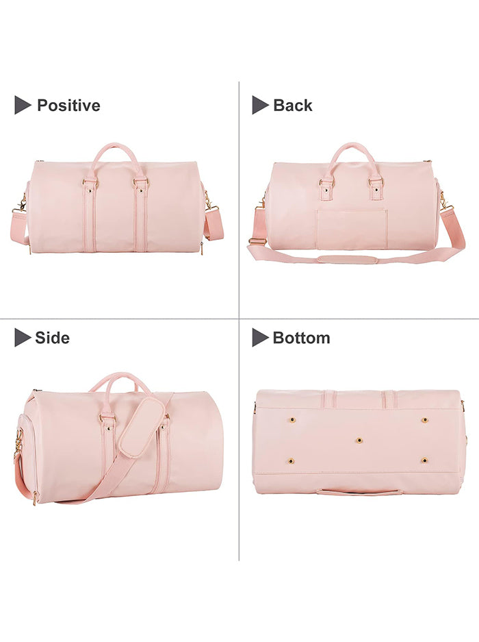 Garment Duffel Bag in Blush Pink