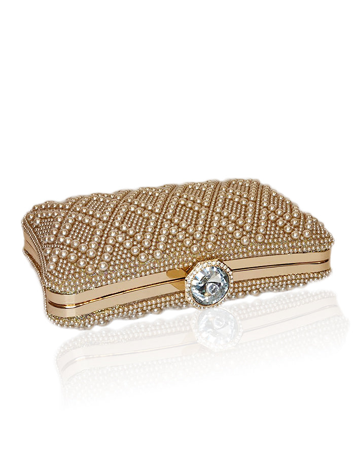 Royal Pearl Luxe Clutch