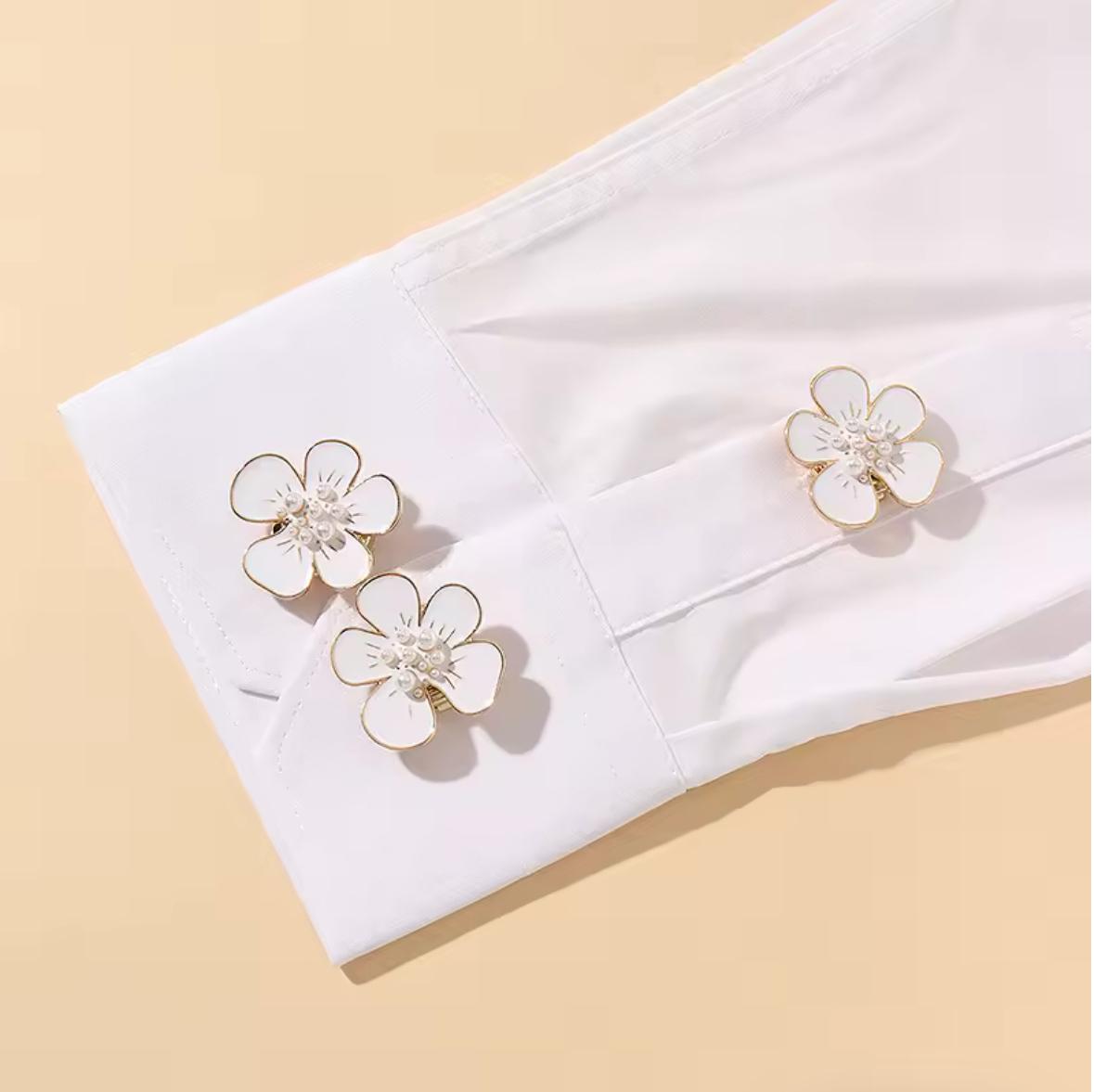 Floral cufflink (Pair of 2)