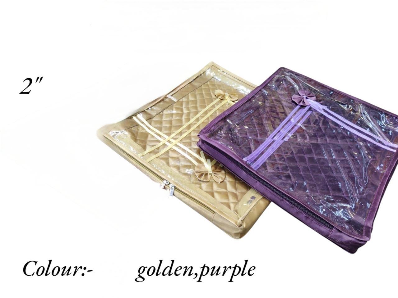 Quilted Saree/ Dress Cover 2" (Pack of 5)